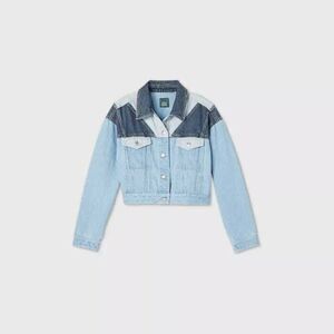 Wild Fable Women's Patchwork Denim Jacket